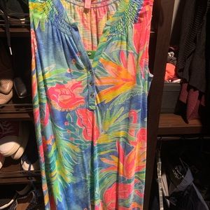 Lily Pulitzer flamingo tank dress